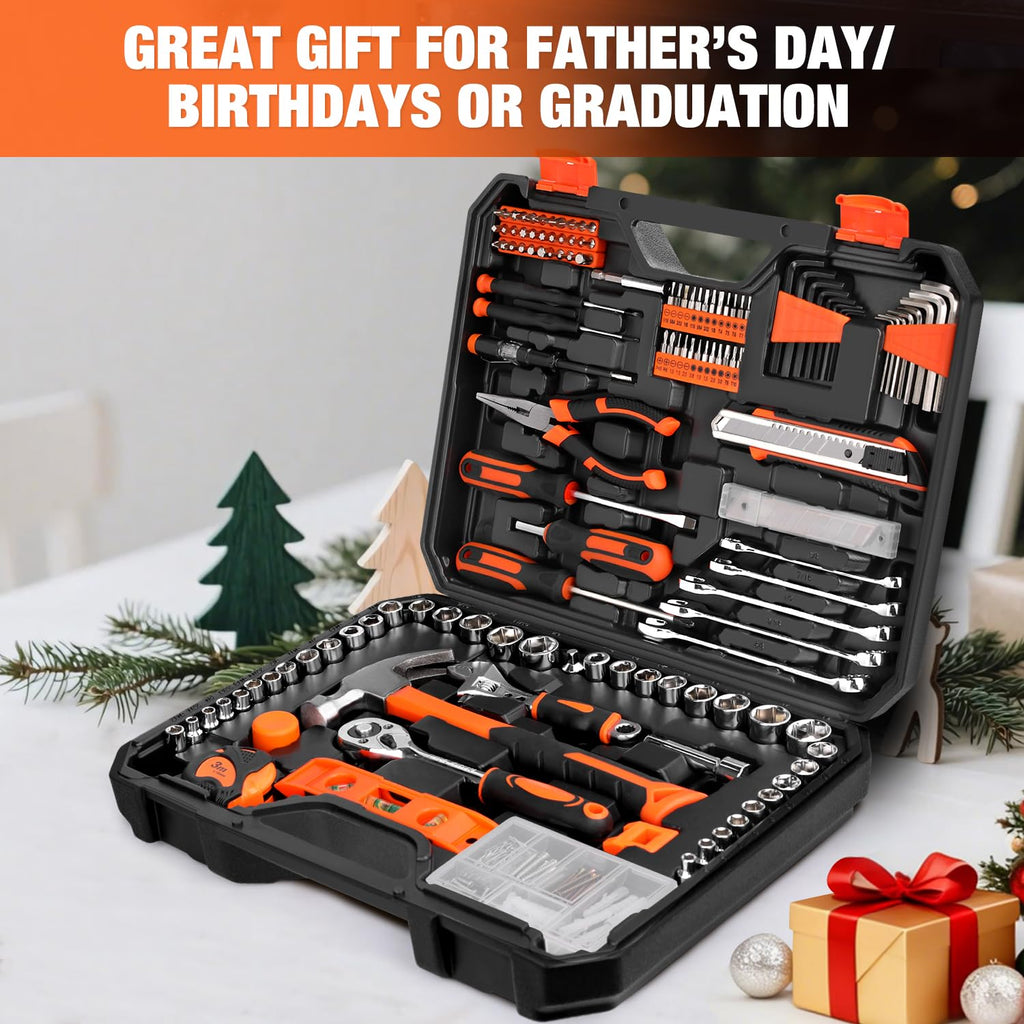 248-Piece Home Repair Hand Tool Set with Storage Case
