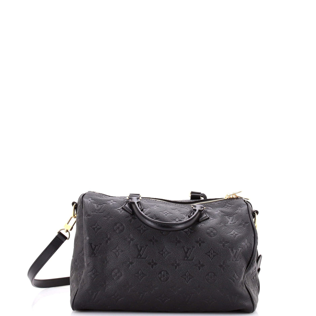 Louis Vuitton, Pre-Loved Speedy Soft Bandouliere Bag 30, Black