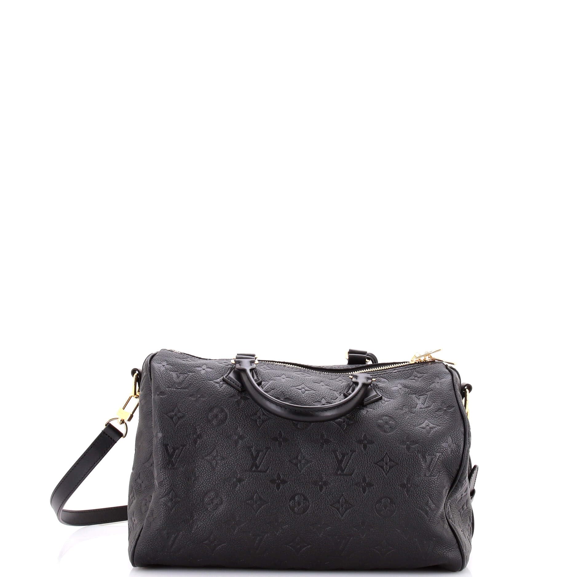Louis Vuitton, Pre-Loved Speedy Soft Bandouliere Bag 30, Black