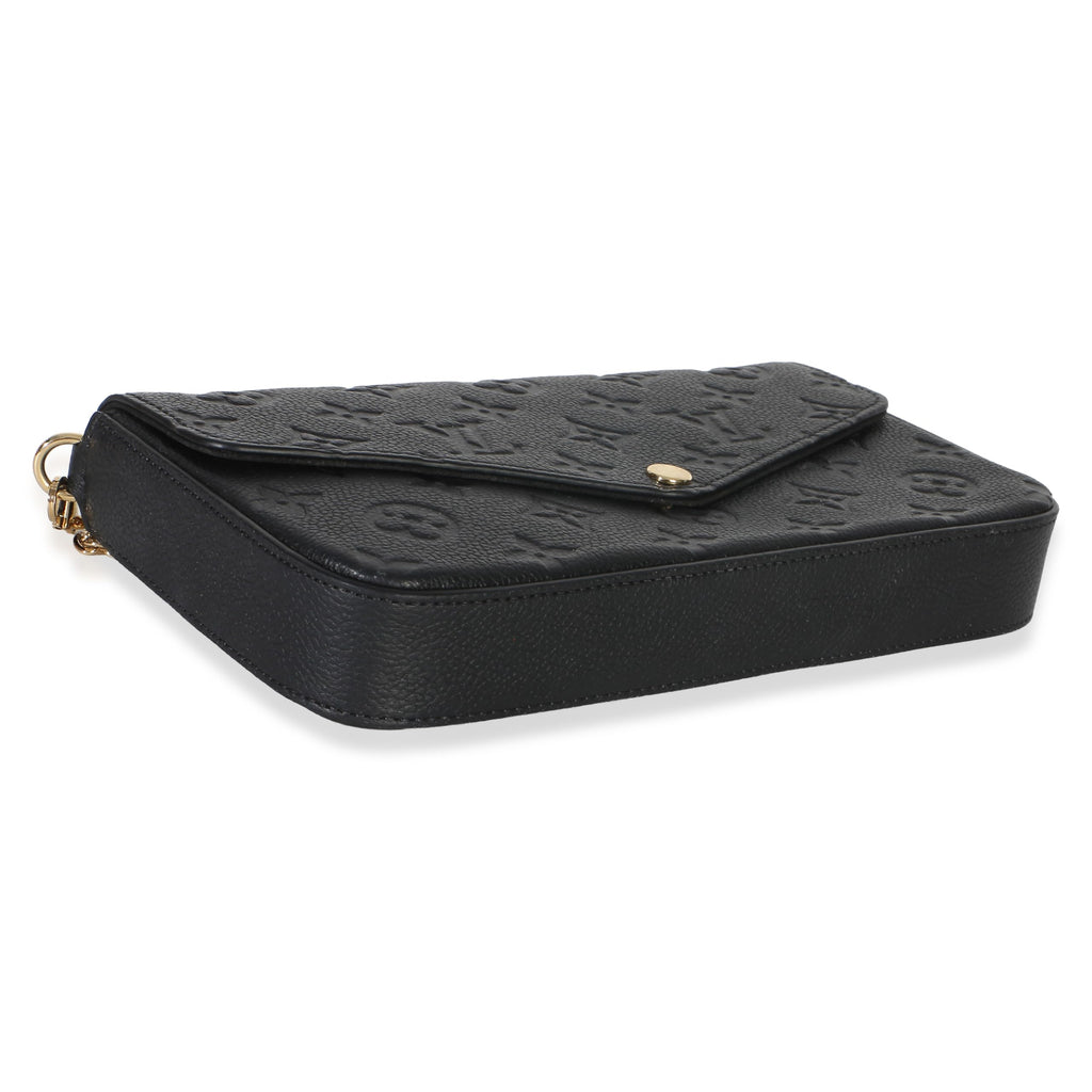 Louis Vuitton, Pre-Loved Felicie Pochette Black Small