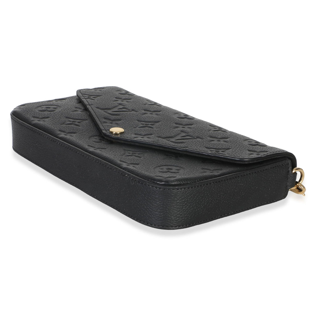 Louis Vuitton, Pre-Loved Felicie Pochette Black Small