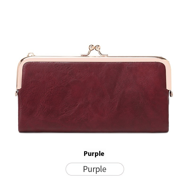 Retro Clip Multifunctional All-match Folding Coin Purse