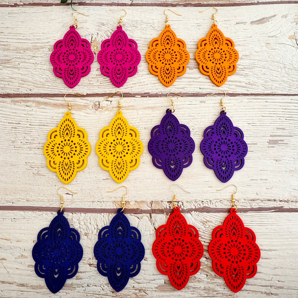 Creative And Chic Hollow-out Earrings Stylish And Unique