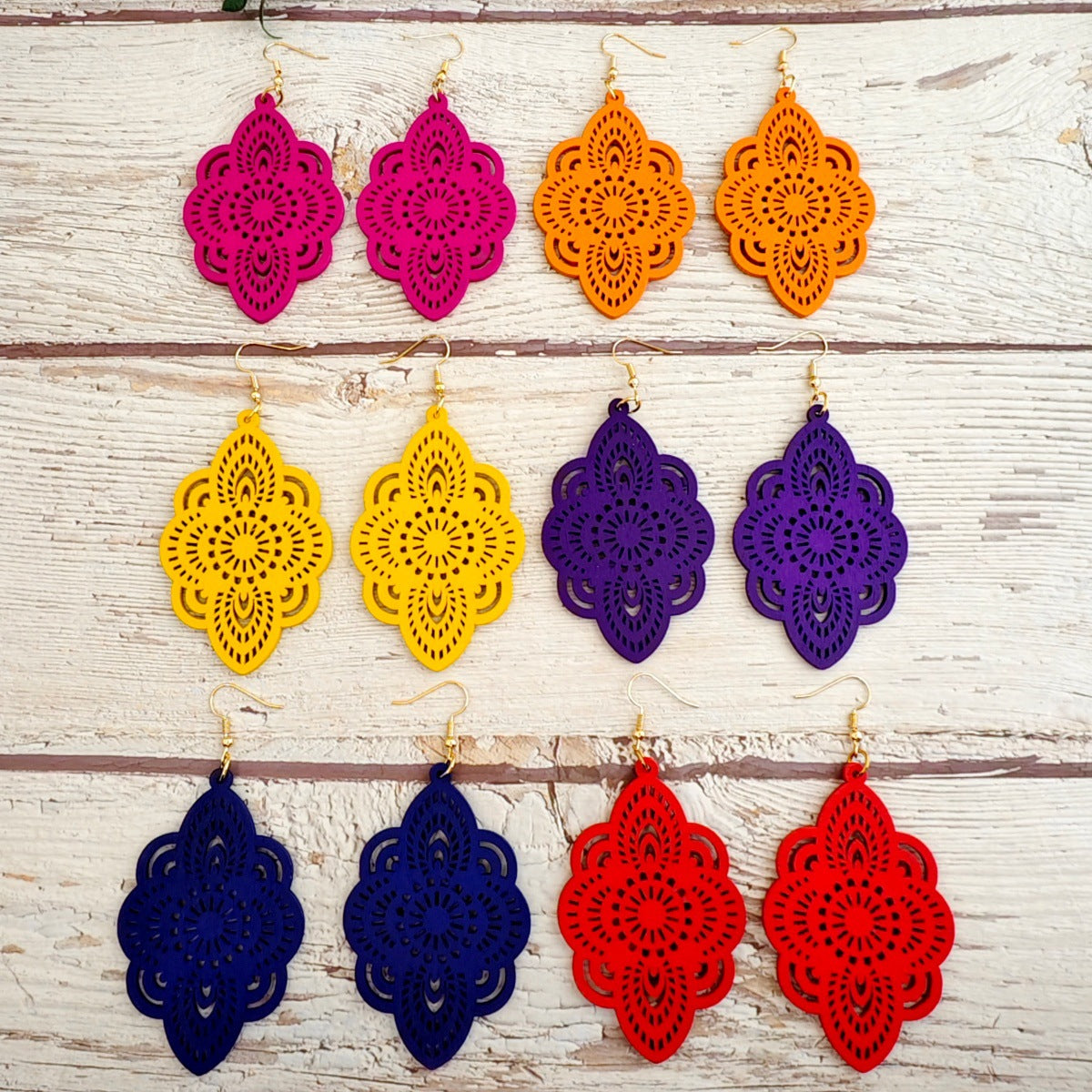 Creative And Chic Hollow-out Earrings Stylish And Unique