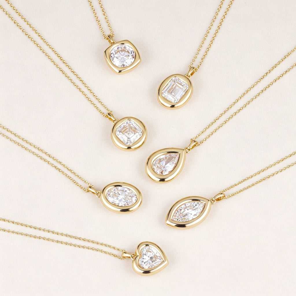 Thickly Paved 4-Carat Moissanite Necklace