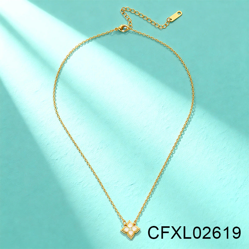 Light Luxury High-end Titanium Steel Necklace For Women