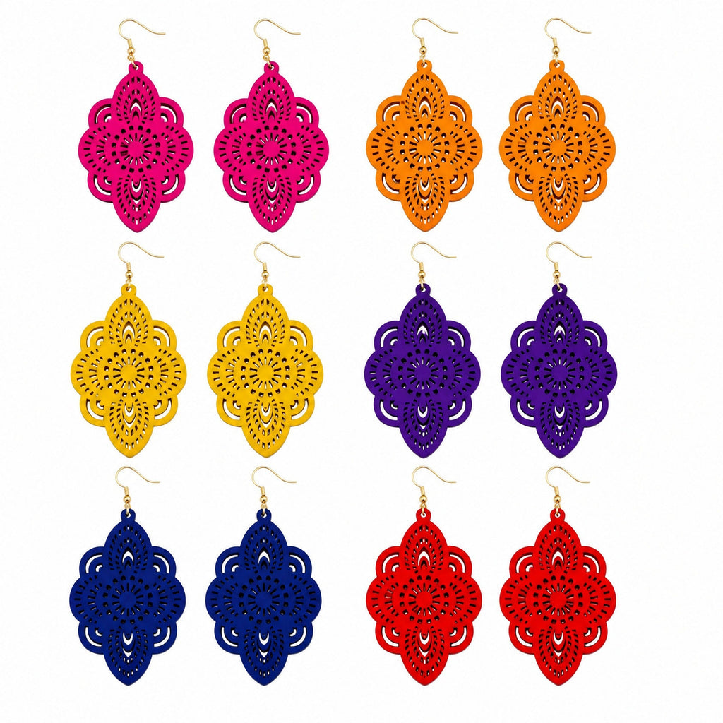 Creative And Chic Hollow-out Earrings Stylish And Unique