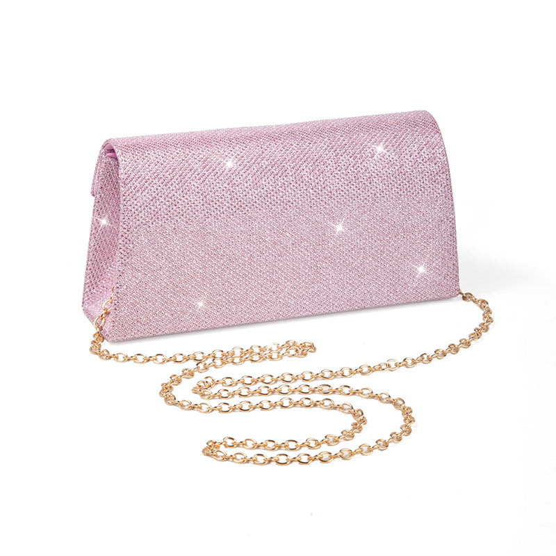 Womens Glittering Evening Bag Party Handbag Clutch, Crossbody Bag