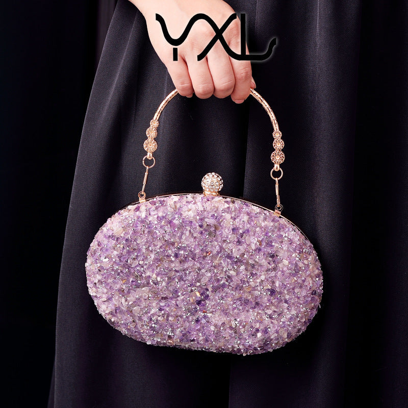Affordable Luxury Diamond-encrusted Evening Clutch
