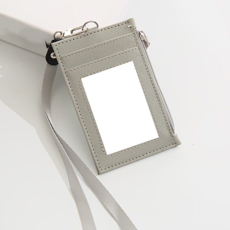 Card Holder Neck-hanging Coin Purse Multiple Slots Simple Holder