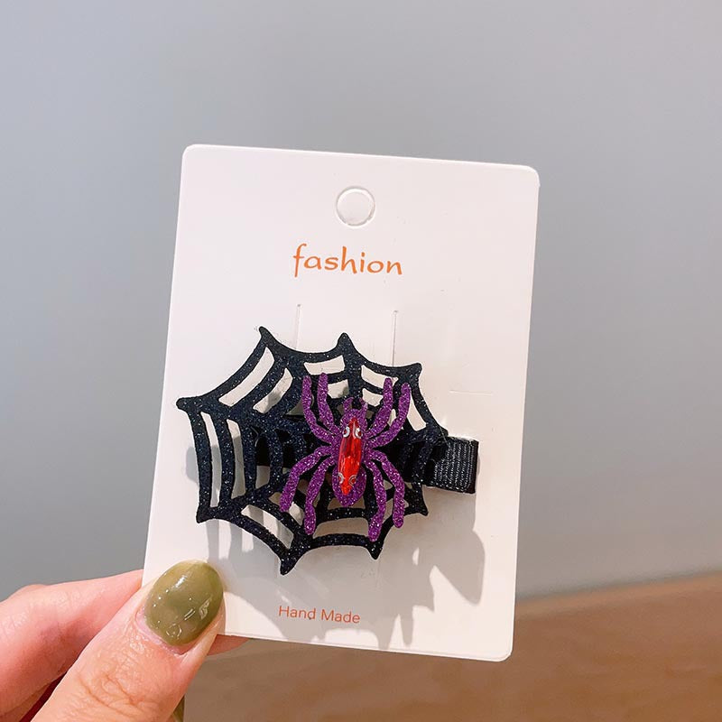 Halloween Children's Hair Accessories Pumpkin Ghost Funny Handmade Hair Clips