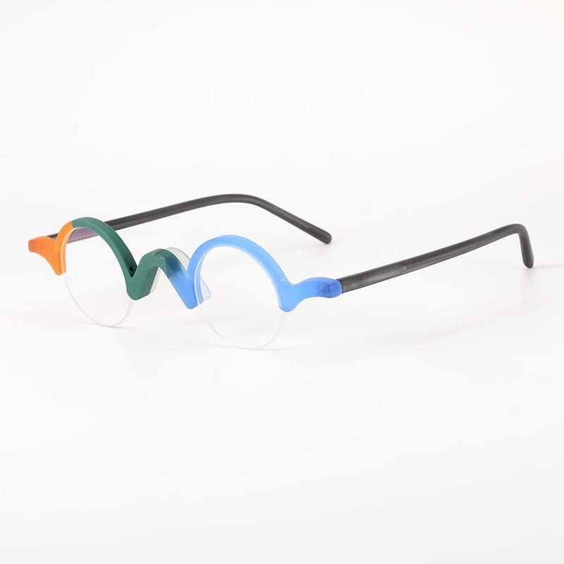 Women's Fashion Retro Blue Light Blocking Round Glasses