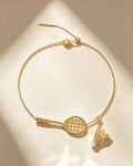 Badminton Racket Pull Bracelet For Women