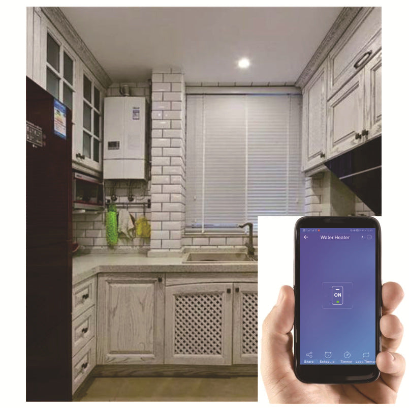 Smart WIFI water heater touch switch mobile phone remote control high power switch