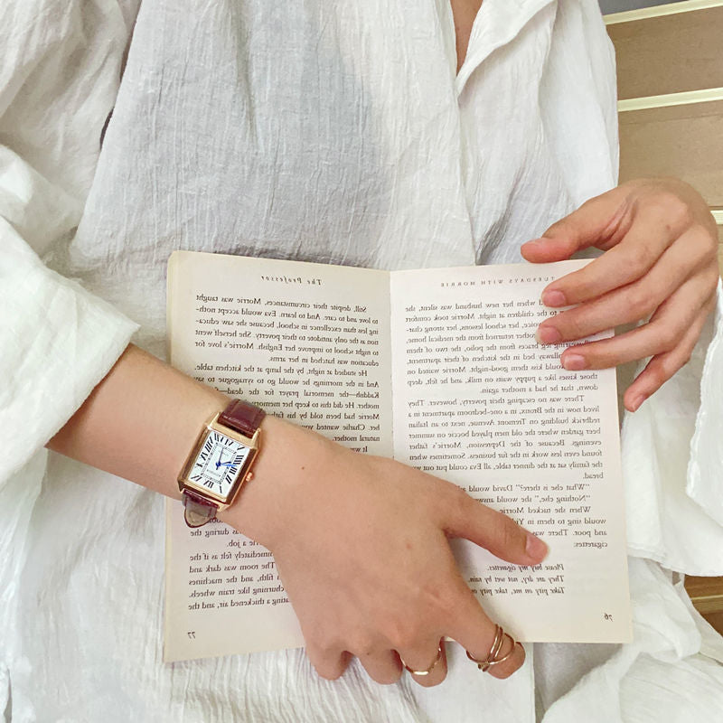 Classic, Popular Square Watchsimple And Versatile For Women