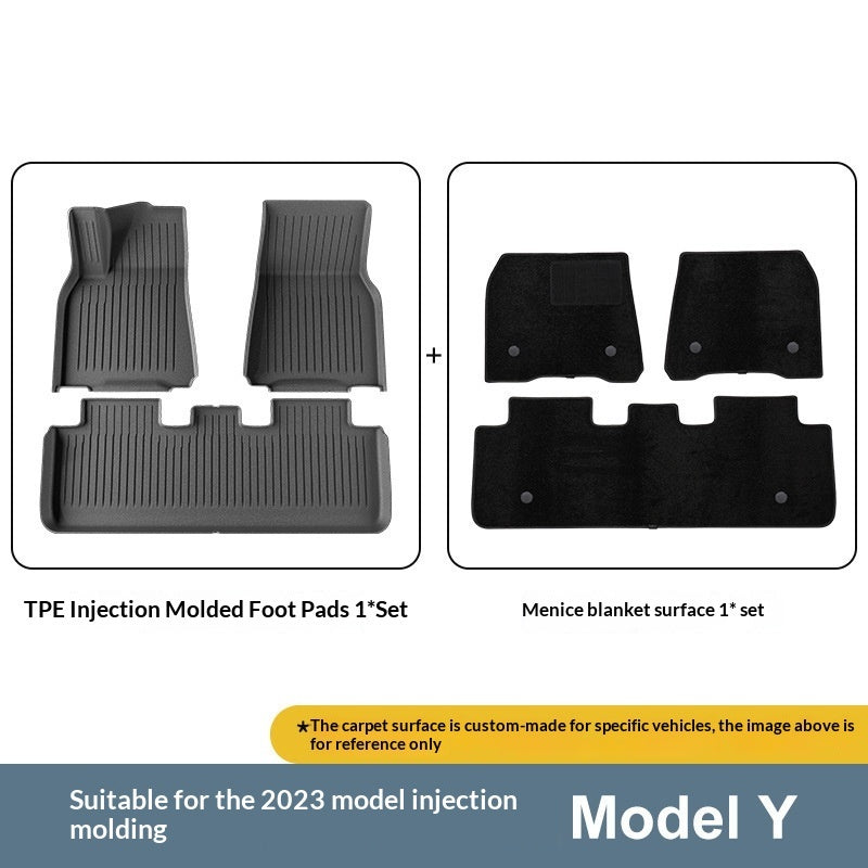 Injection-molded Snap-in Car Floor Mats