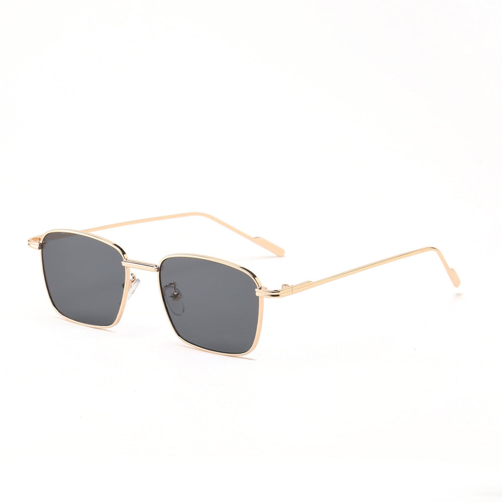 Square Small Frame Color Ocean Film Gradient Sunglasses For Women