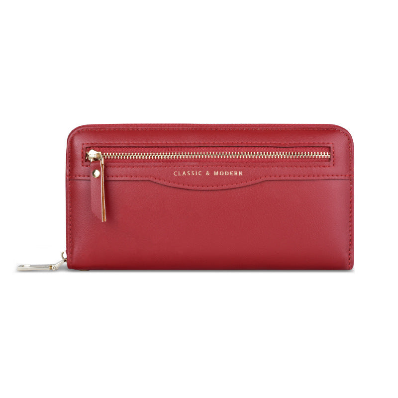 Women's Wallet Zipper Multifunctional Change Long Clutch