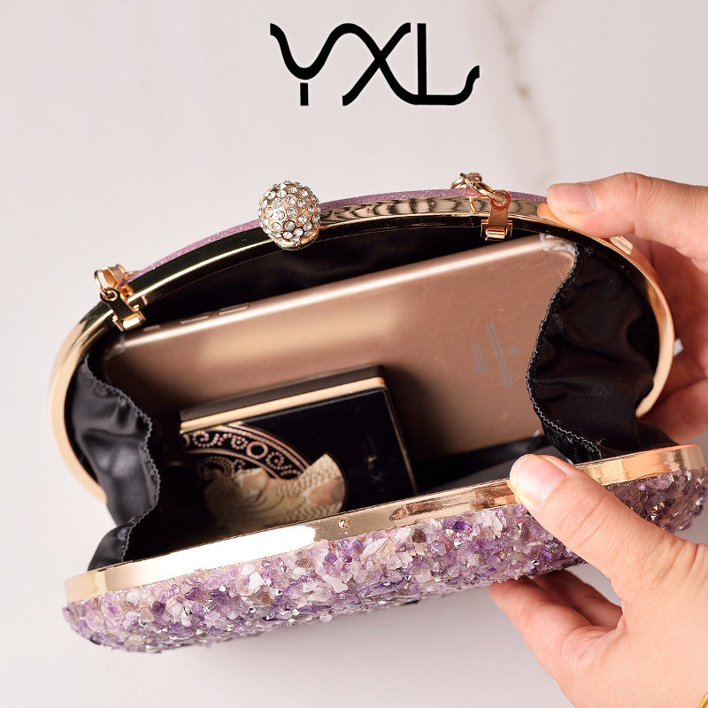 Affordable Luxury Diamond-encrusted Evening Clutch