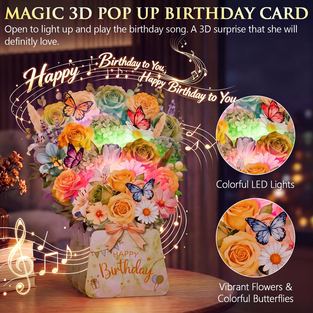 Birthday Gifts Basket for Women Her, Happy Birthday Gift Box for Mom Sister