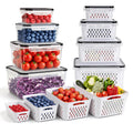 Keep It Fresh Leakproof 8-Piece Fruit Storage Containers for Fridge