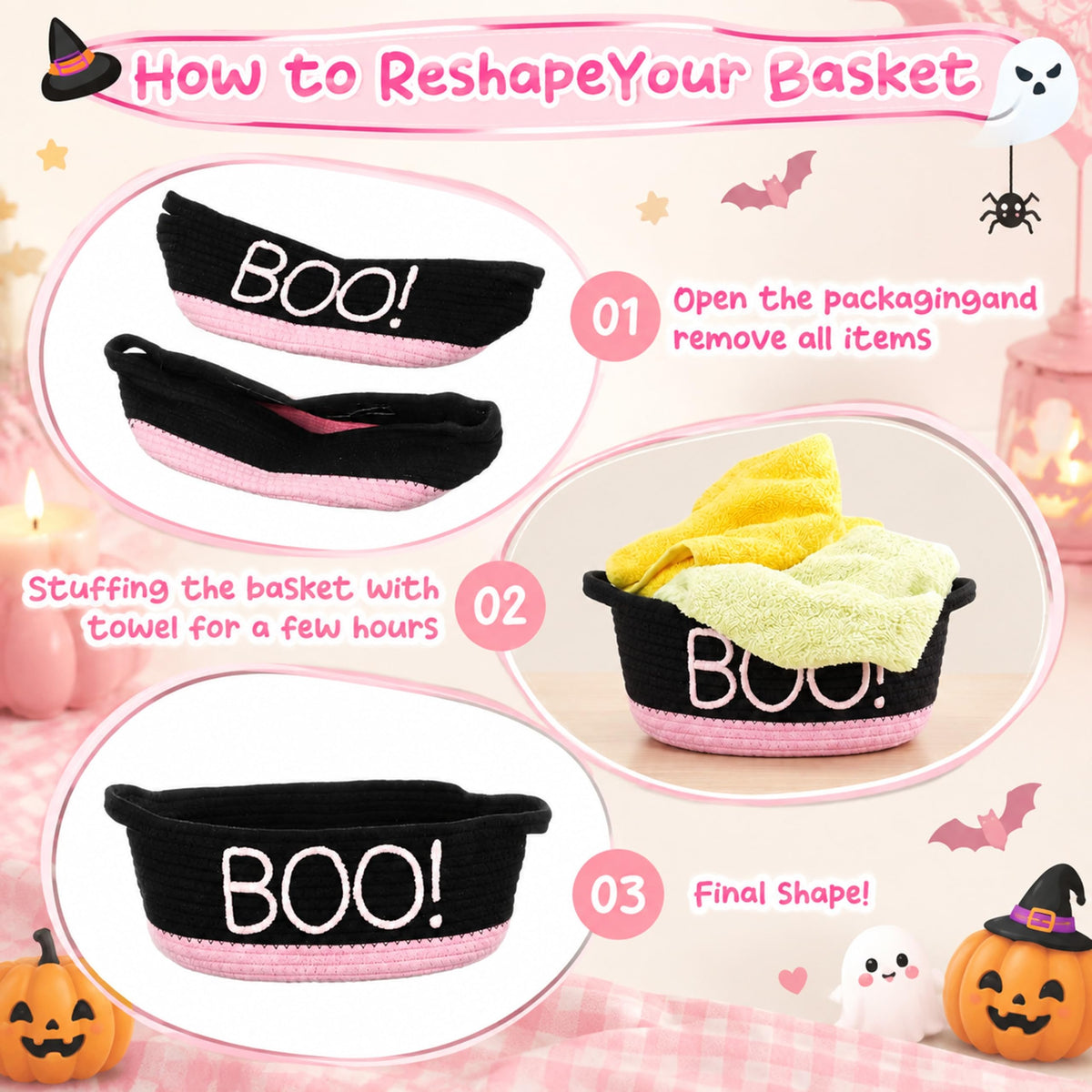 Boo Bag Bonanza - 12-Piece Halloween Boo Gift Basket for Women