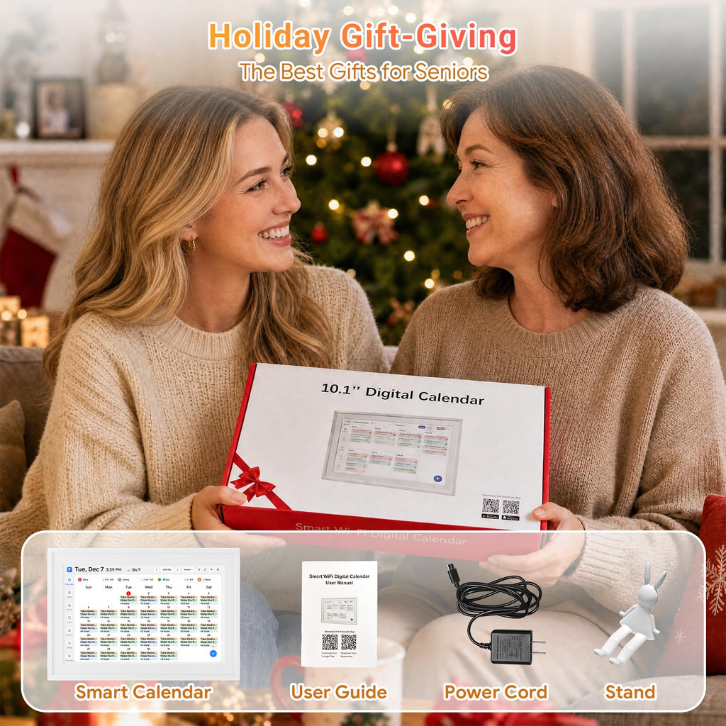 Smart Digital Calendar No Subscription 10.1" Touch Screen