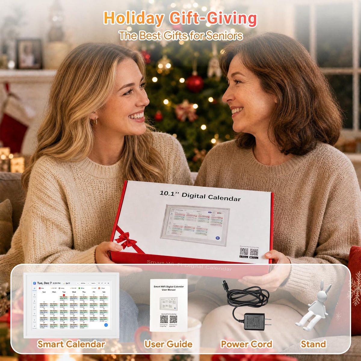 Smart Digital Calendar No Subscription 10.1" Touch Screen