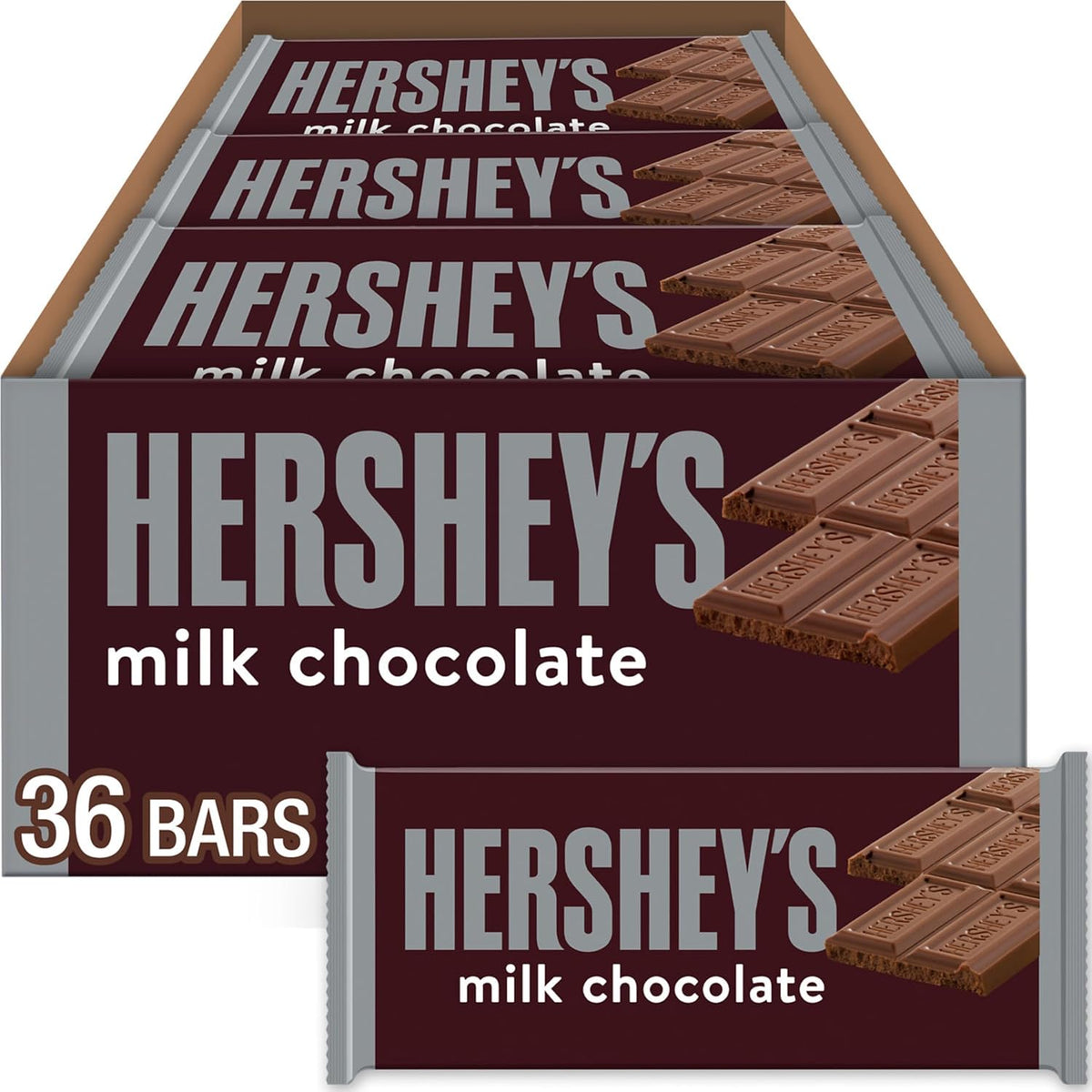Pure-Bar Bundle – Hershey's Milk Chocolate 36 Bars