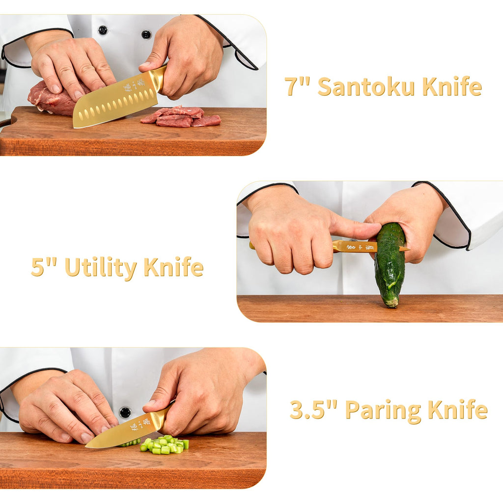 High Carbon Stainless Steel Japanese Knife Set