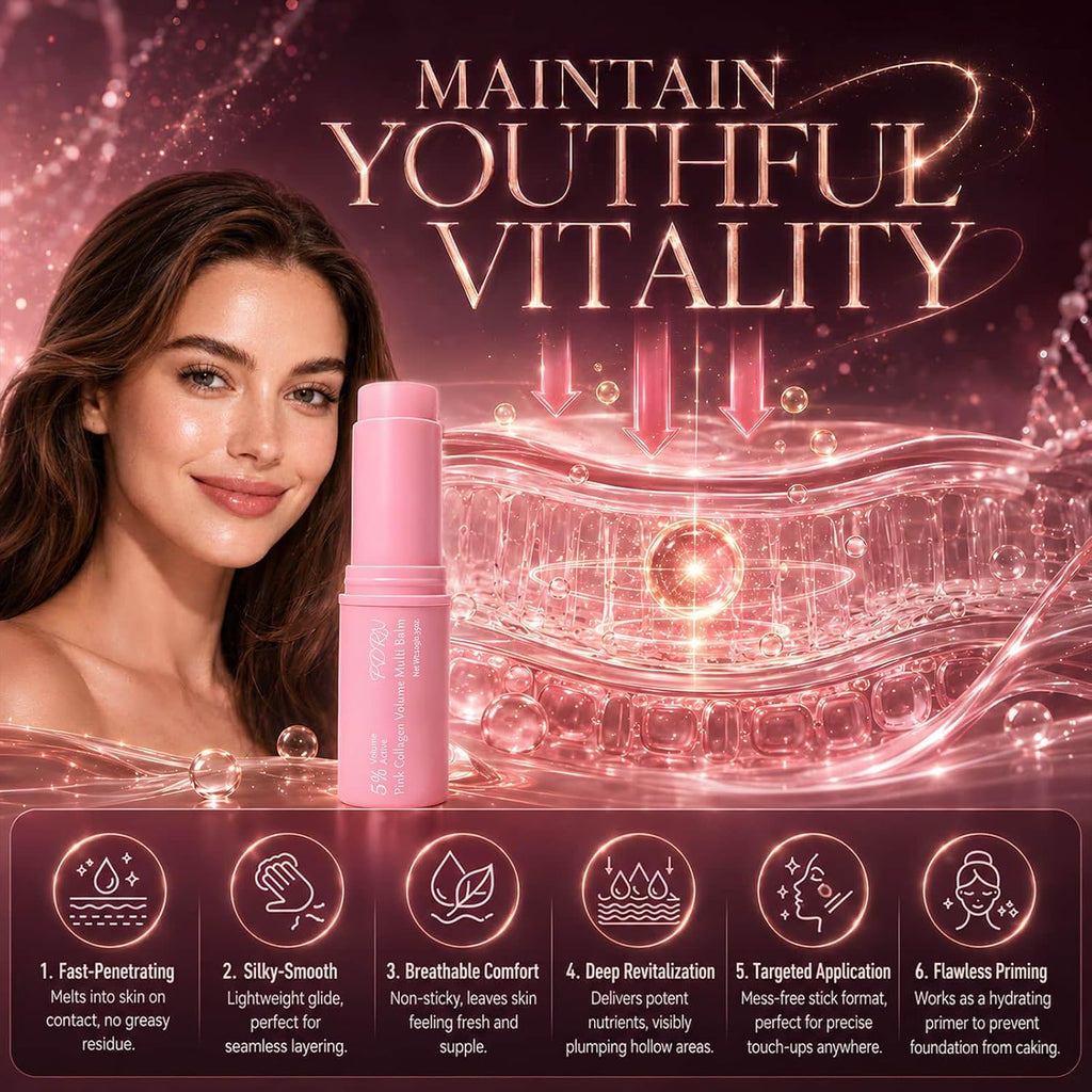 Glow Getter Plumping Xomua Collagen Anti-Aging Multi Balm Stick, 0.35 oz