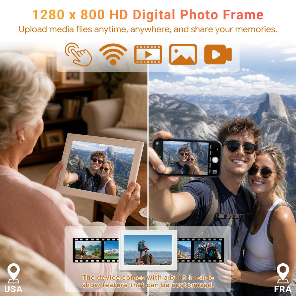 Smart Digital Calendar No Subscription 10.1" Touch Screen
