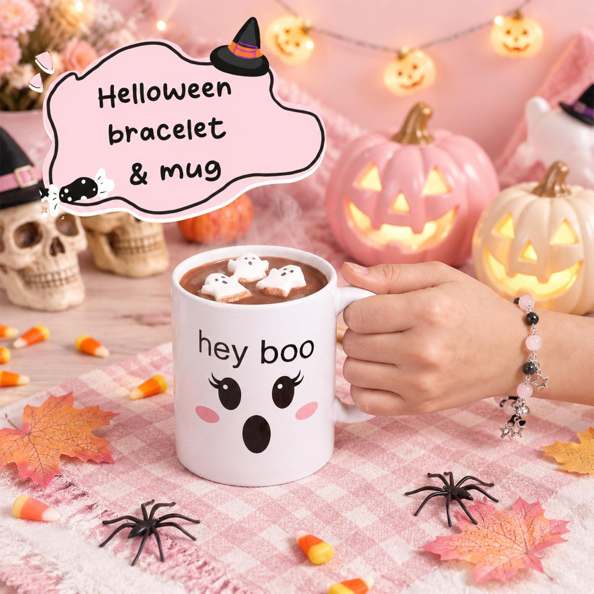 Boo Bag Bonanza - 12-Piece Halloween Boo Gift Basket for Women