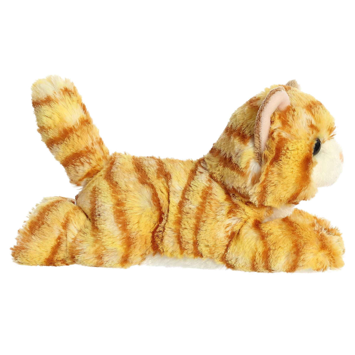 Snuggle Up Cuddly Aurora Mini Flopsie 8-Inch Ginger Cat Plush