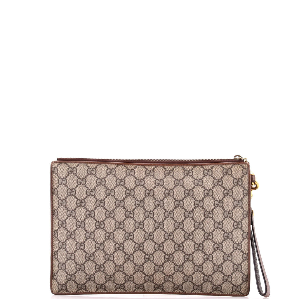 Gucci, Pre-Loved Courrier Pouch, Brown