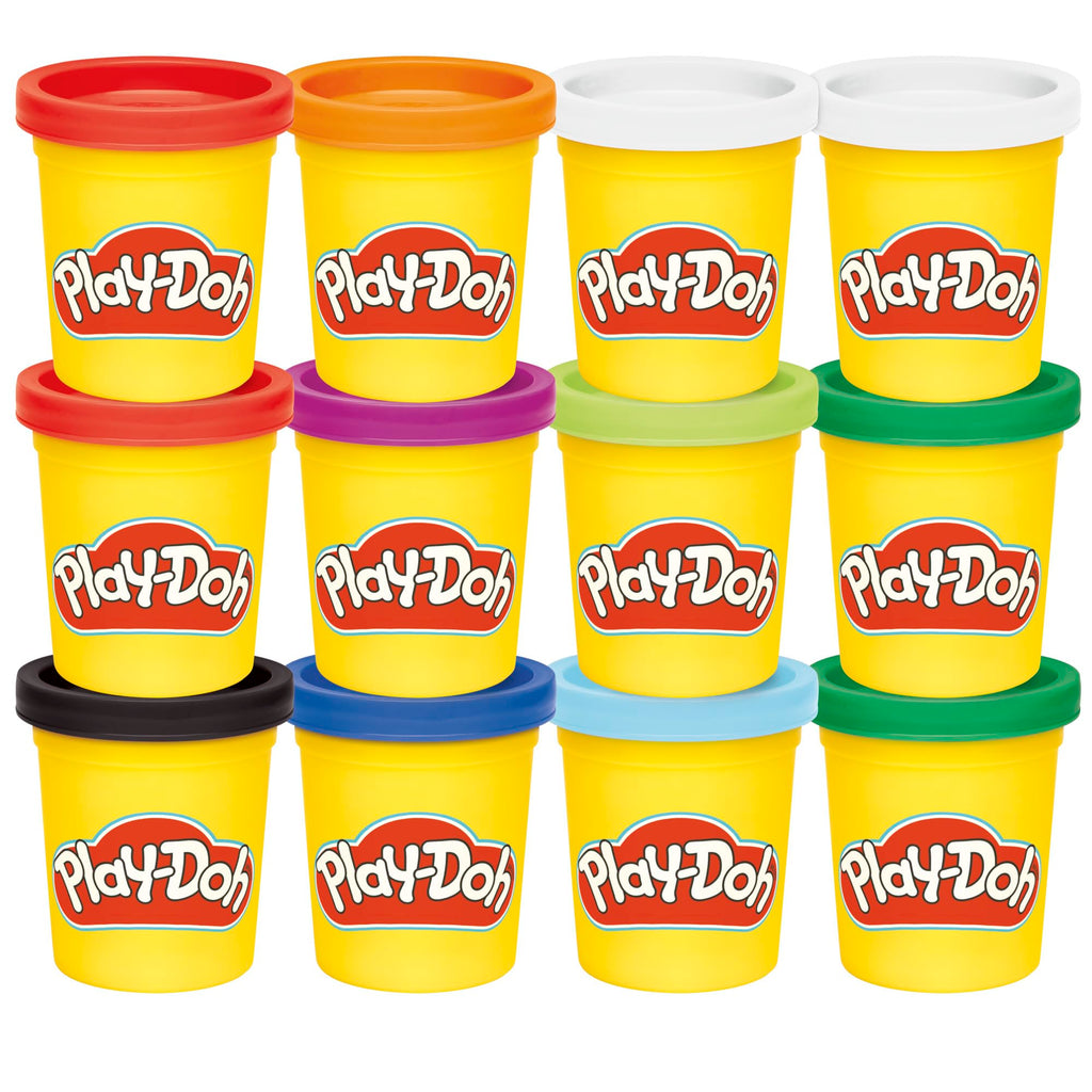Play-Doh Jewel Colors Bulk 12-Pack of 4-Ounce Cans