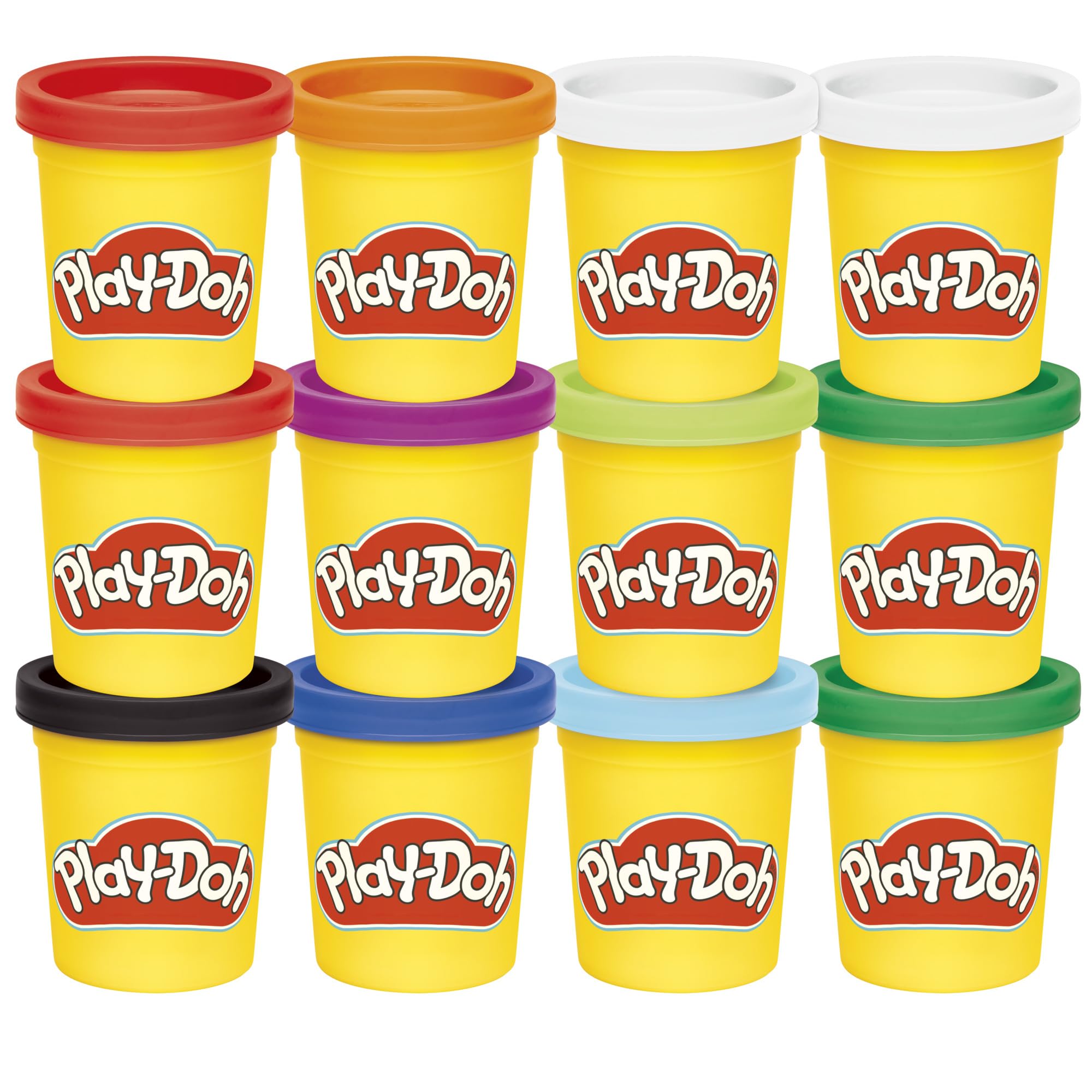 Play-Doh Jewel Colors Bulk 12-Pack of 4-Ounce Cans
