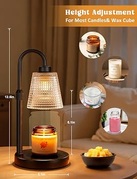 Flameless Flicker – Candle Warmer Lamp with Timer