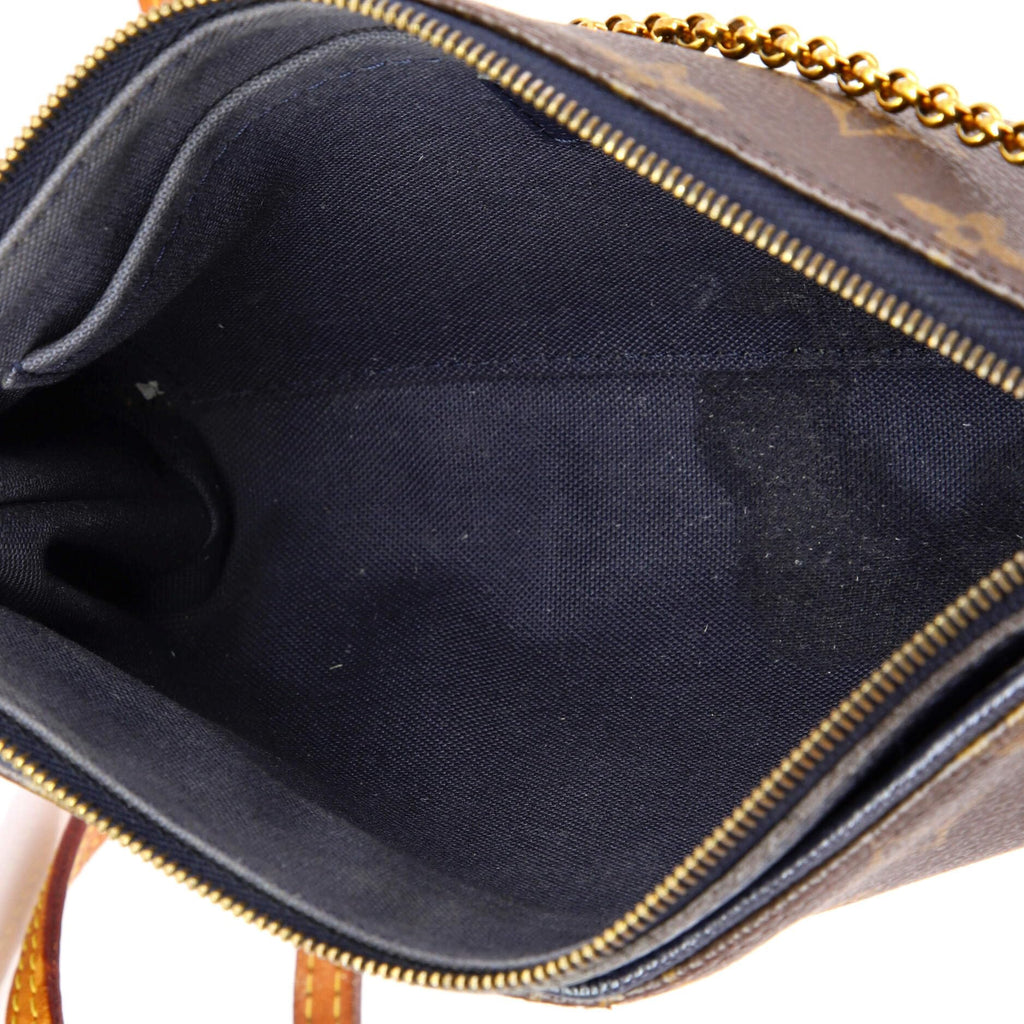 Louis Vuitton, Pre-Loved Pallas Clutch, Navy Blue