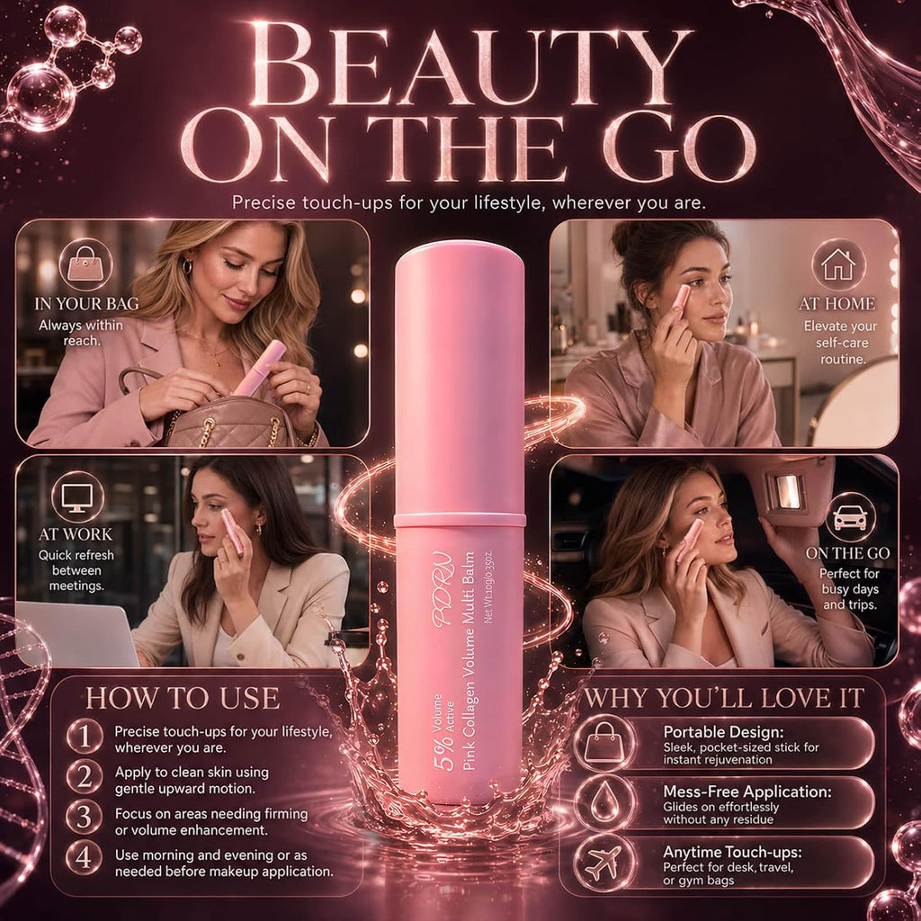 Glow Getter Plumping Xomua Collagen Anti-Aging Multi Balm Stick, 0.35 oz