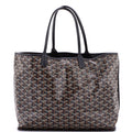 Goyard, Pre-Loved Anjou Reversible Tote Coated Canvas PM, Black