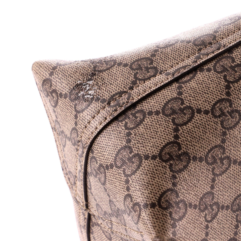 Gucci, Pre-Loved Reversible Web Tote, Brown