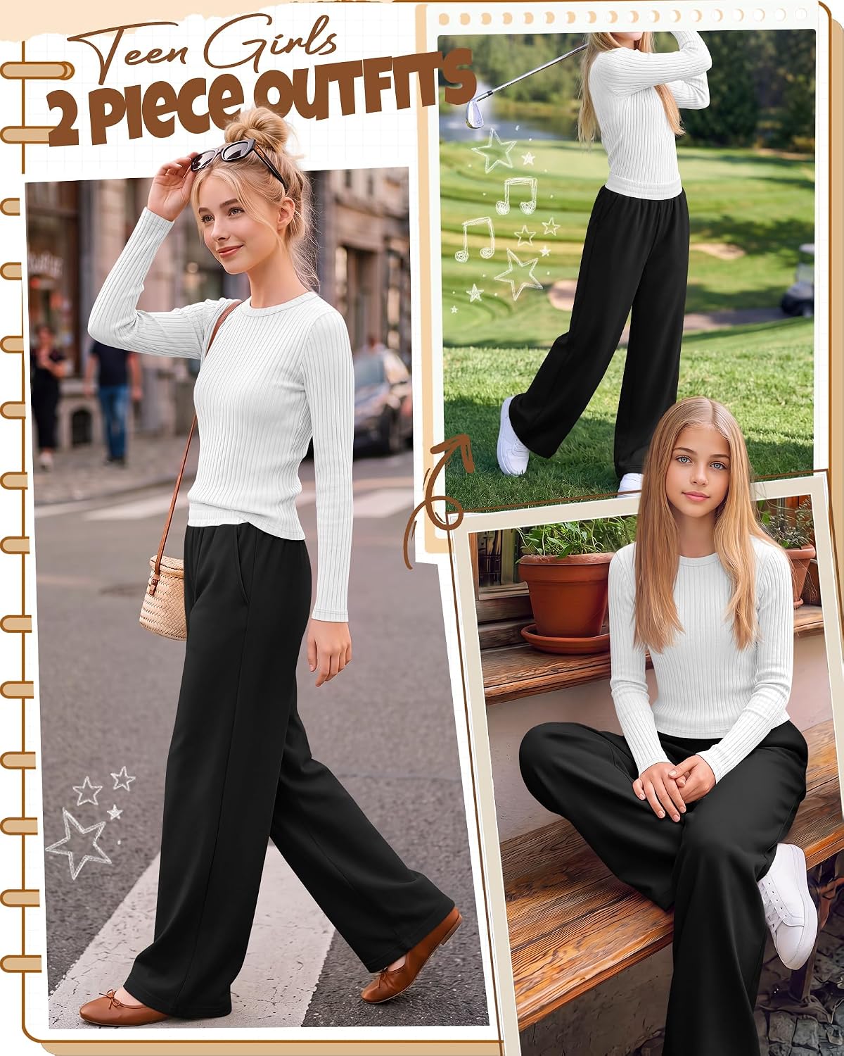 Sweater Weather Duo – Teen Girls' Sweatsuit