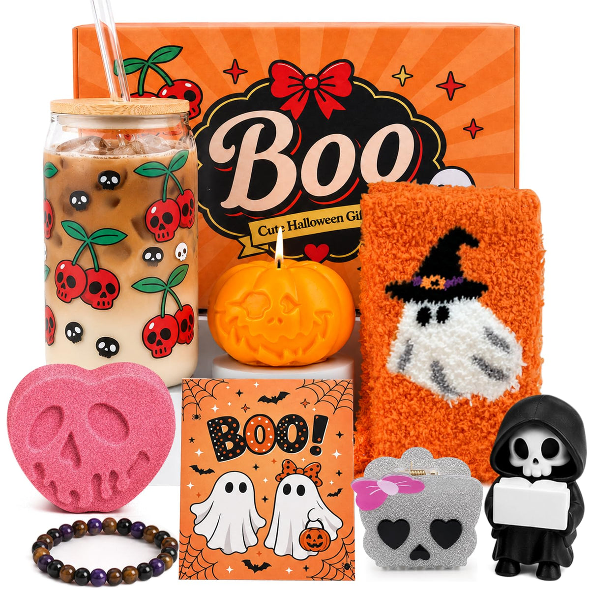 Boo-tiful Halloween Basket Stuffer Set (9 pcs)