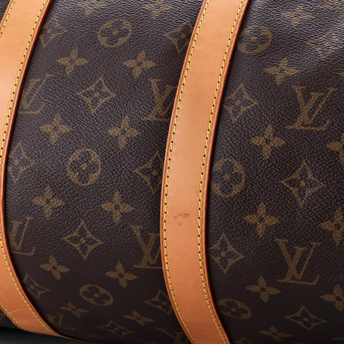 Louis Vuitton, Pre-Loved Keepall Bandouliere Bag 45, Brown