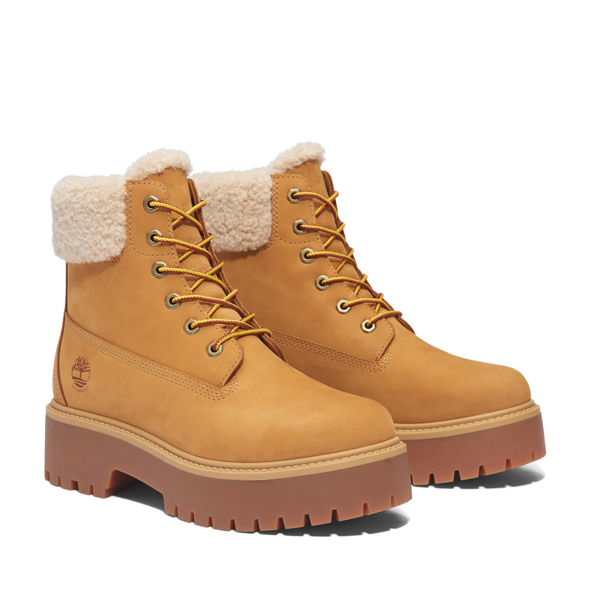 Cozy Wheat Warrior - Timberland Stone Street Mid Warm-Lined Waterproof Boot