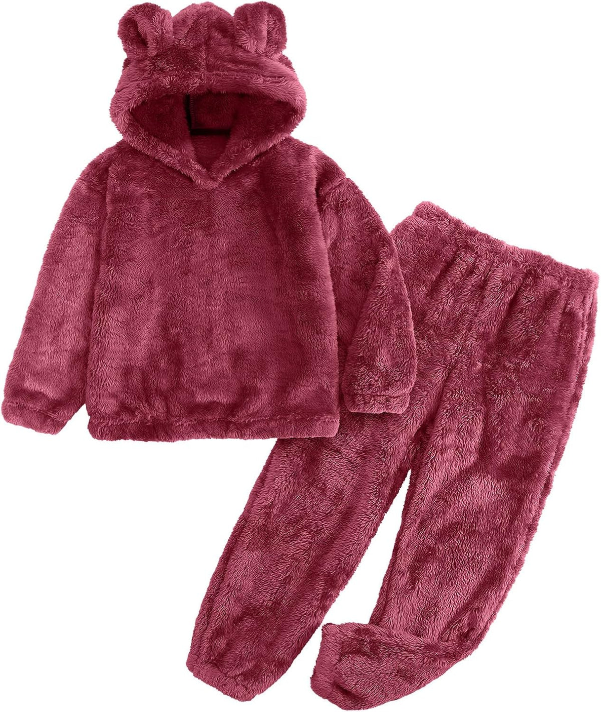 Cloud Soft Set – Girls' Fuzzy Fleece Outfit