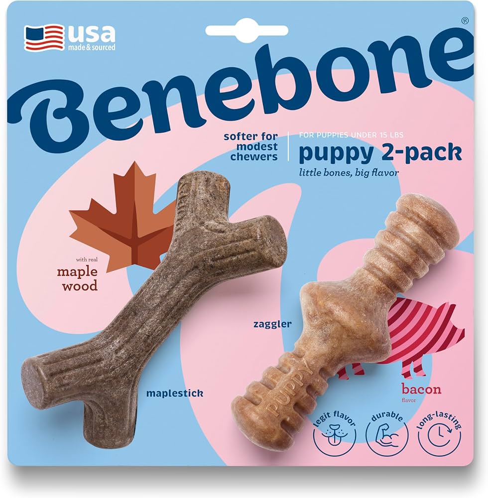 Puppy Chew Duo – Maplestick & Zaggler 2-Pack