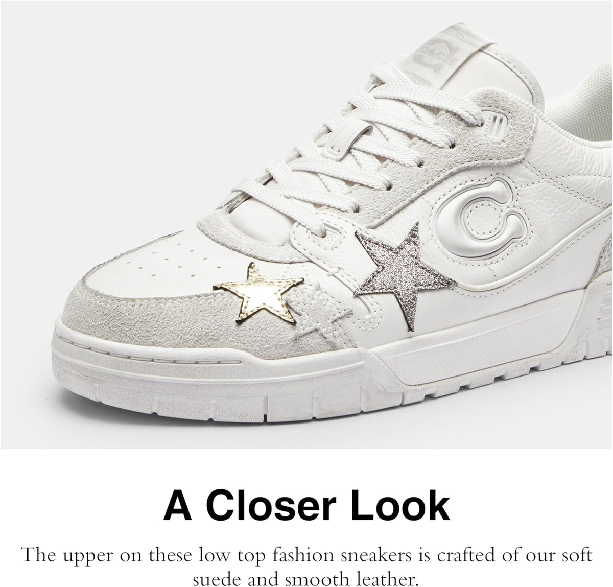 Coach Womens Soho Sneakers with Stars