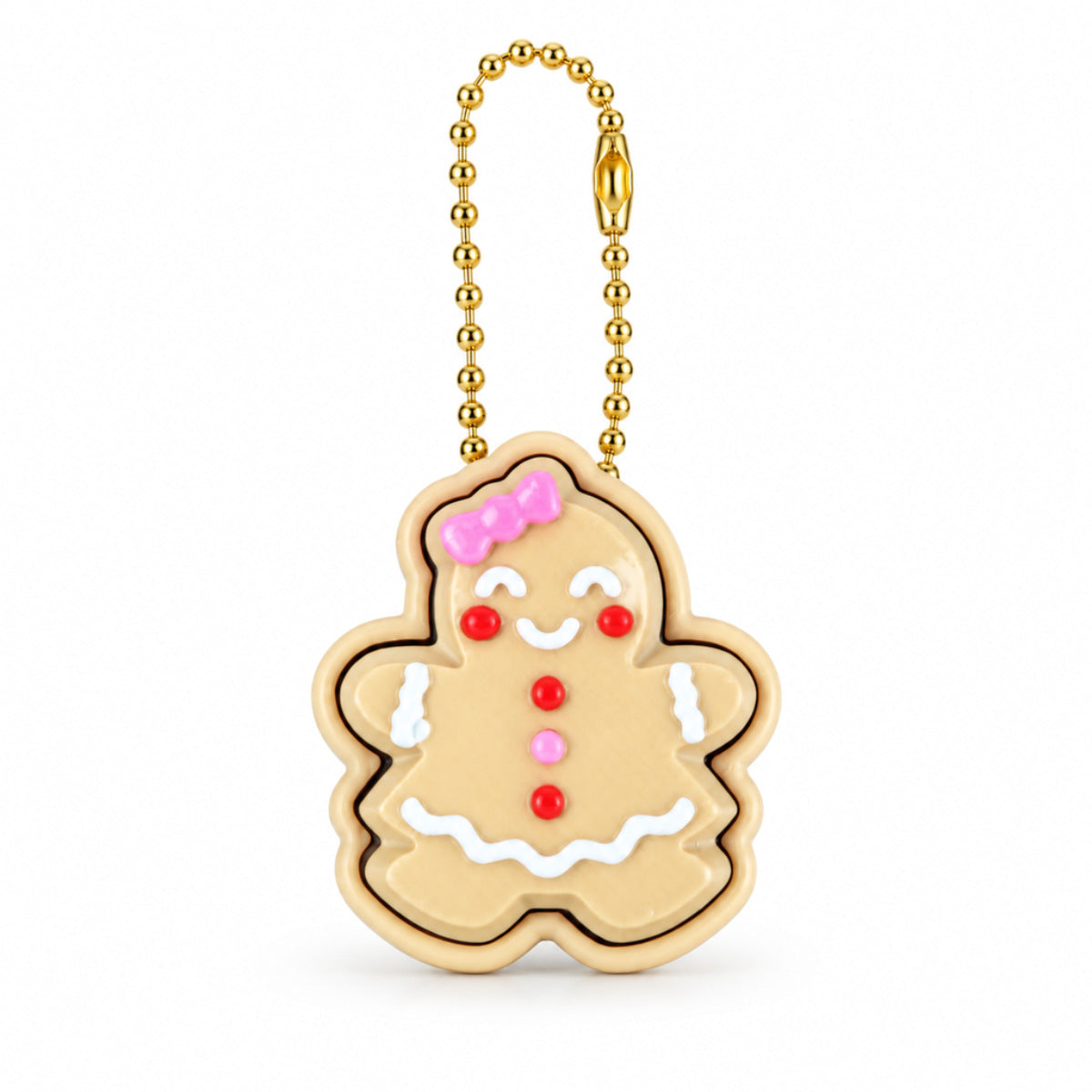 3D-printed Gingerbread Man Pendant Christmas Tree Ornament Creative Indoor Christmas Decoration Keychain